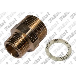 Vaillant - 110647 - Nippel, R 1/2 x G 3/4 Vaillant-Nr. 110647