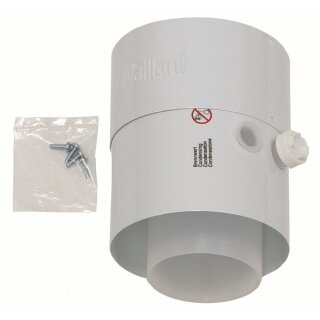 Vaillant - 301369 - Zwischenstück m. Prüföffnungen für Luft-/Abgasführung, PP, 80/125 mm
