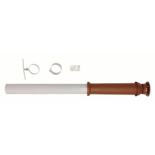 Vaillant - 303831 - senk. Dachdurchführung turboTEC Luft-/Abgasführung, 60/100 mm, rot