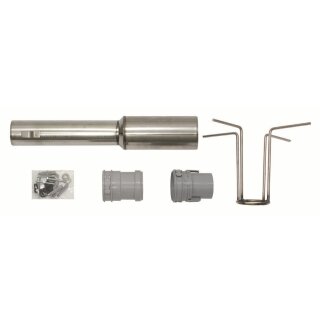 Vaillant - 0020095594 - Set 3 Grundelemente Edelstahl für Abgassystem DN 60 PP flexibel