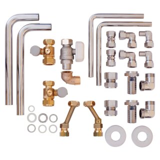 Vaillant - 0020201901 - VCW/VCI-Instal.-Set, Austausch Alt-Inst., Auf-/Unterputz, Rohre kürzbar