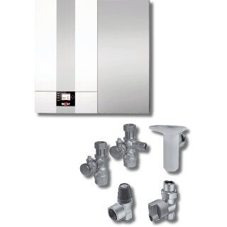 Wolf - 8615020F02 - Paket Brennwertzentr. CGW-2-20/120L Regelung BM-2, Aufputz