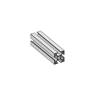 Wolf - 2485501 - Montageschienen Aluplus 4 er Set, hochkant