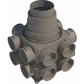 Wolf - 2577837 - Luftverteiler Flach mini 16-75 für CWL