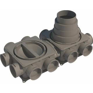 Wolf - 2577838 - Luftverteiler Flach mini 12-75 für CWL