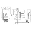 Wilo  - 2202917 - Yonos MAXO-Z plus 25/0,5-7 PN 10,90W  Nassläufer-Hocheffizienzpumpe