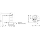 Wilo  - 6082118 - Rexa UNI V05/M06-523/A,DN50,230V,0.55kW...