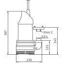 Wilo  - 6019743 - EMU KS 9D,Storz C,3x400V,0.75kW...
