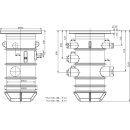 Wilo  - 2544150 - Port 600.1-1500-04D  Pumpenschacht
