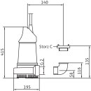 Wilo  - 6001201 - EMU KS 15ES,Storz C,1x230V,1.3kW...