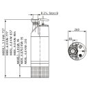 Wilo  - 6083441 - Padus PRO M08L/T039-540/A,3.9kW  Schmutzwasser-Tauchmotorpumpe