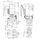 Wilo  - 2170126 - Stratos GIGA 65/1-21/2,3,DN65,2.3kW  Trockenläufer-Hocheffizienz-Einzelp