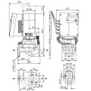 Wilo  - 2170110 - Stratos GIGA 40/1-51/4,2,DN40,4.2kW...