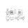 Wilo  - 2151506 - Atmos GIGA-B 150/210-11/4  Trockenläufer-Blockpumpe
