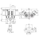Wilo  - 2159410 - DL-E 40/170-5,5/2,DN40,5.5kW...