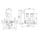 Wilo  - 2547337 - SiBoost Smart 2 HELIX VE2205-ES,11kW...