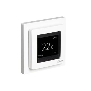 Danfoss - 088L0122 - Uhrenthermostate ECtemp Touch 230V, 5-35 C. digital, Raum-/Fußb,Rahmen