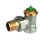 Resideo - V2020ELX15 - Thermostatventilkörper LX  Messing vernickelt, Eck kurz, 1/2