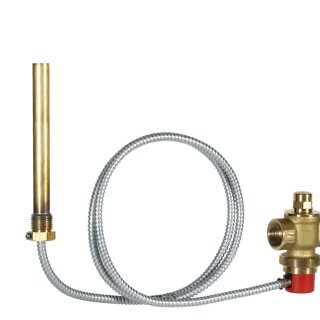 Resideo - TS131-3/4ZA110 - Therm Ablaufsicherung TS131-ZA  Messing 110 GradC, 1300mm, 3/4 ", ZA110