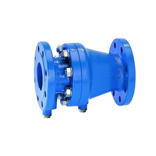 Resideo - RV283S-80A - Rückflussverh. RV283S  Flansch, pulverbeschichtet blau, DN 80
