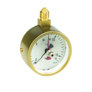 Resideo - S16/111 - Manometer S16/111  zu Druckprüfgerät G194, G 1/4, 0-16bar