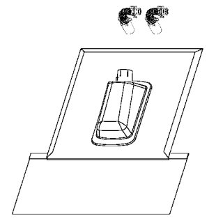 Daikin - EKSRCAP - Dachdurchführung AD anthrazit, RCAP Montagemat. und Ziegel, für DB   - EAN: 4548848302147