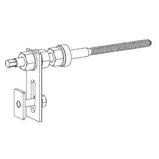Daikin - 164703-RTX - Dachhalterung FIX WD, 4 St/VPE f. gewellte Deckung f. einen Kollektor   - EAN: 4024749093662