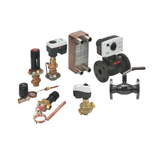 Danfoss - 145H4015 - Kugelhahnset Akva Lux Reno Eco 2 St. DVGW, 4 St. Heizung, 3/4"