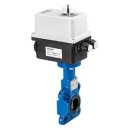 Danfoss - 065B8443 - mot. Absperrklappe VFY-WA DN100, 230V, Klappensch. Epoxid, FL