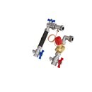 Danfoss - 003Z1472 - Verbind.-Set vert. DN20 f. AB-PM Rohr G1A, Verteiler G1A, 600 l/h 0,1bar