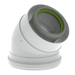 Remeha - 7648005 -  Bogen 45 Grd AW konzentrisch, DN 80/125