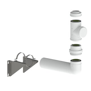 Remeha - 7648013 -  Grundbausatz RUA 2/2, DN 100/150 Außenwand über Dach