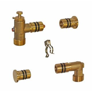 Remeha - 7644352 -  Feld-Anschlussset C 250 V/H mit Entlüfter für 1 Kollektorfeld