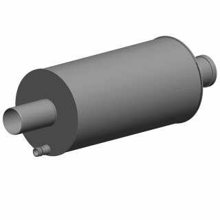 Remeha - 7684341 -  Abgasschalldämpfer ASD-15 L = 500 mm, inkl. Siphon