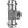 Viega - 313951 - T-Stück mit SC Sanpress 2217.2 in 15mm x Rp3/8 x 15mm Rotguss