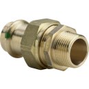 Viega - 291389 - Verschraubung mit SC Sanpress 2265 flachdichtend in 12mmxR1/2Siliziumbronze