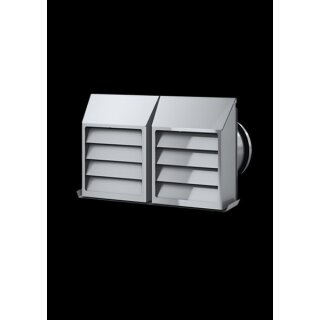 Stiebel Eltron - 239139 - Ansaug-Ausblasgitter KWG 125, Stahlblech pulverbeschichtet