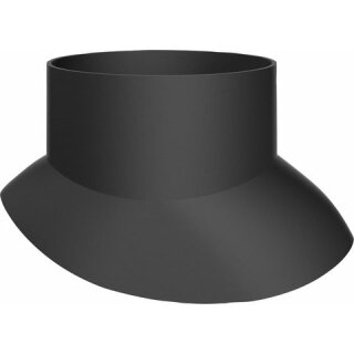 Bosch - 7738112516 - Abgaszubehör FC-O60_80 Adapter Klöber-Dachpfanne, schwarz,d:125