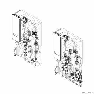 Bosch - 7735600640 - Zubehör für Wohnungsstationen Kaltwasserzählerbügel