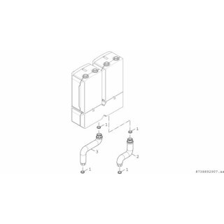 Bosch - 7736602296 - Installationszubehör BCS 29 Anschluss-Set GC7000F/GC8000iF 15-40 kW