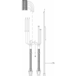 Bosch - 8738207580 - Ersatzteil TTNR: 8738207580 Anschlusskabel Elektrischer Zuheizer 9kW