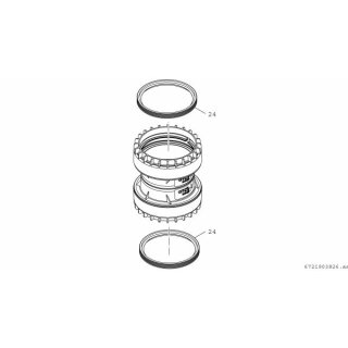 Bosch - 7738112691 - Abgaszubehör FC-FO80 Verbindungskupplung, d:80mm, flexibel
