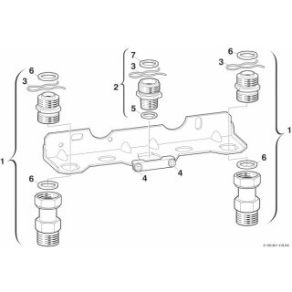 Bosch - 7719001771 - Installationszubehör Nr. 759 Montageanschlussplatte Erdgas