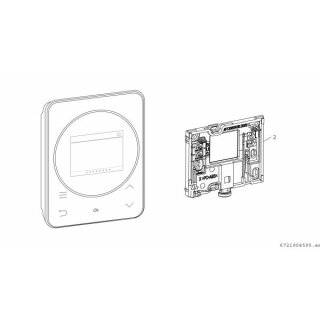 Bosch - 7738112947 - Fernbedienung RT 800 für UI800 farbiges Touch-Bediendisplay