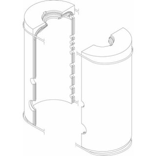 Bosch - 8735100338 - Ersatzteil TTNR: 8735100338 Wärmeschutz Speicher S750 everp