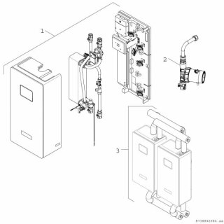 Bosch - 8718532940 - Zub. Frischwasserstationen ZPS 2 Zirkulationsstrang m. Hocheffizienzpumpe