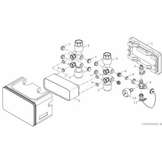Bosch - 8718599387 - Installationszubehör PWT 28 Systemtrennung für Altanlagen