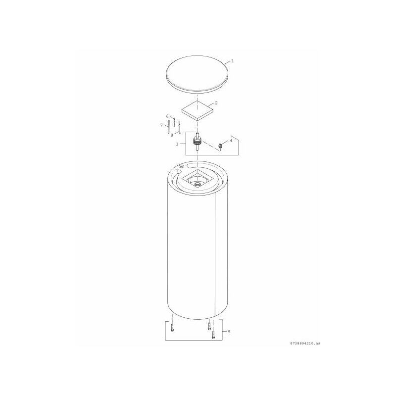 Bosch 7735501538 Pufferspeicher STORA BH 2005 1 A, 860,91