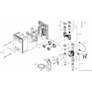Bosch - 7736601151 - Installationszubehör HS 25/6 MM100 Heizkreisset ohne Mischer, mit MM 100