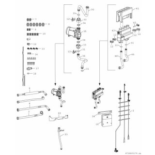 Bosch - 7738112114 - Installationszubehör CS 12 Anschlusssatz 1 HK, mit hydraul. Weiche